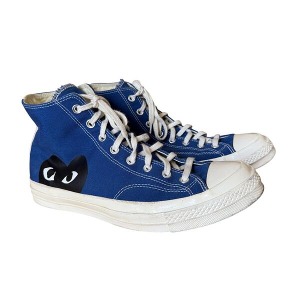 CONVERSE X CDG Commes Des Garcons Black Heart Chuck Taylor All Star High Size 12 - Picture 1 of 7